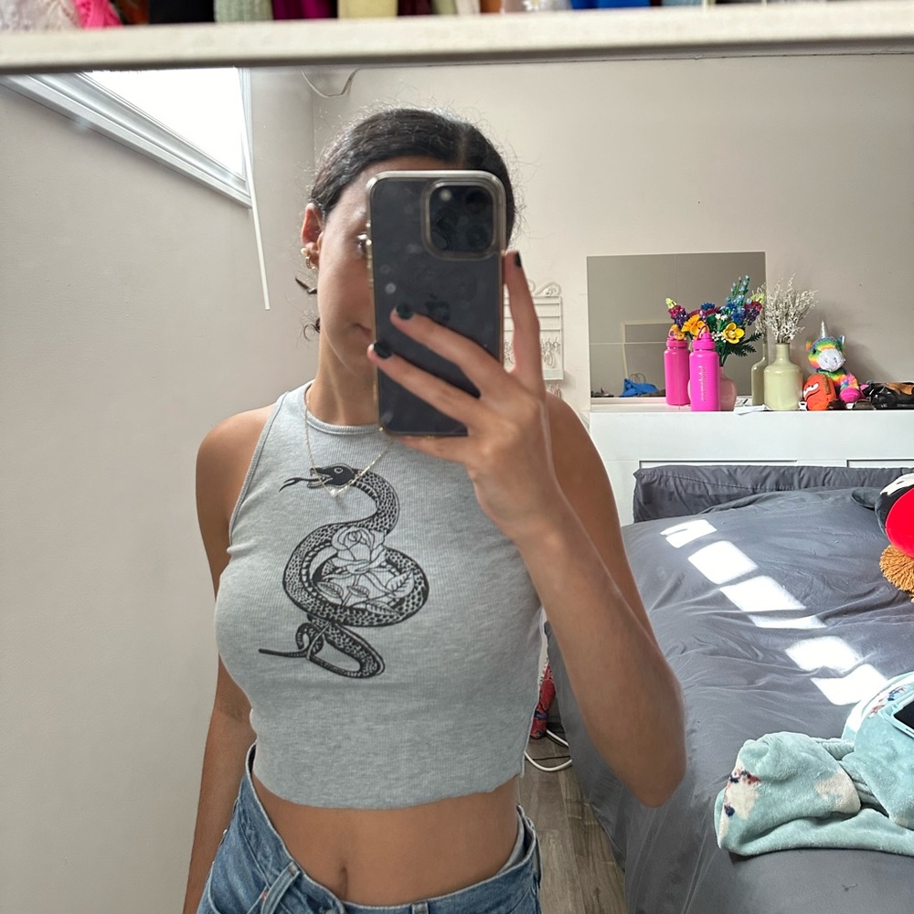 cute graphic tank